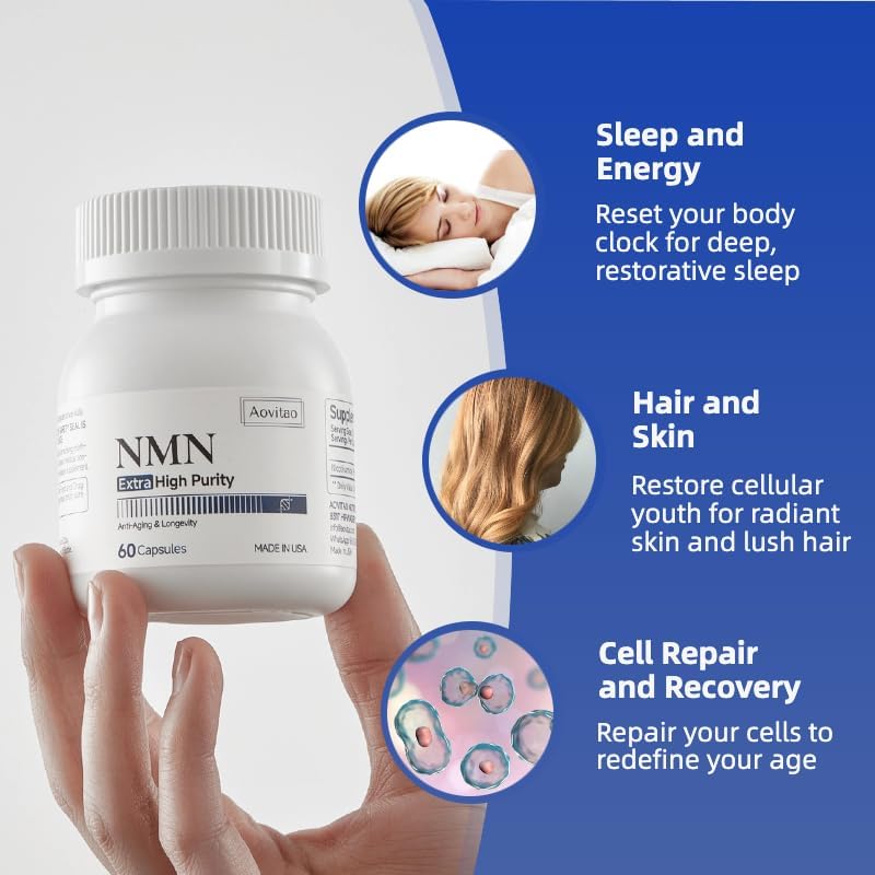 NMN Supplement Ultra Pure Supports NAD Production and Healthy Aging
