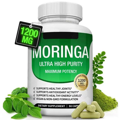 Moringa Capsules 90 Capsules Of Moringa Seed 1200mg