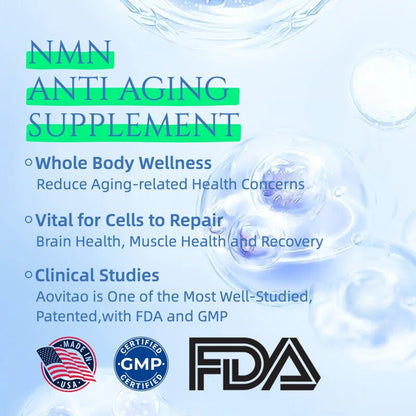 NMN Supplement Ultra Pure Supports NAD Production and Healthy Aging