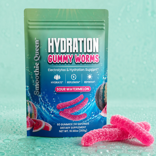 Hydration Gummy Worms - Sour Watermelon