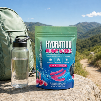 Hydration Gummy Worms - Sour Watermelon