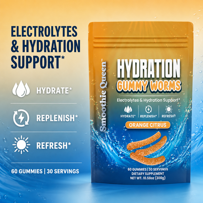 Hydration Gummy Worms - Orange Citrus