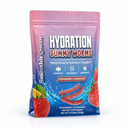 Hydration Gummy Worms - Strawberry Lemonade