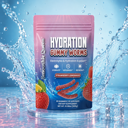 Hydration Gummy Worms - Strawberry Lemonade
