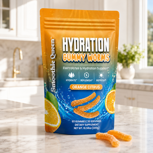 Hydration Gummy Worms - Orange Citrus