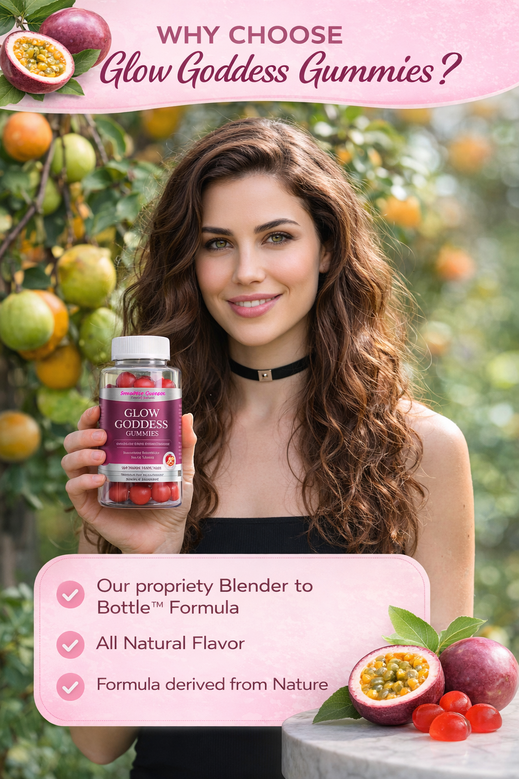 Glow Goddess Gummies - Passion Fruit Punch