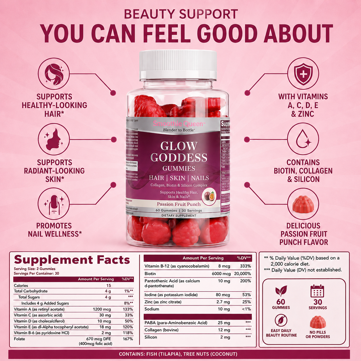 Hair, Skin & Nails Gummies