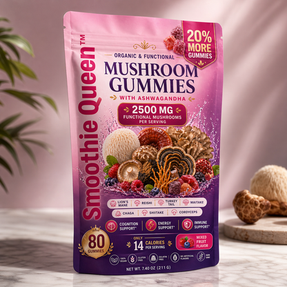 Mushroom Gummies with Ashwagandha