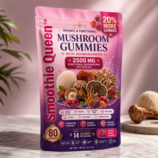 Mushroom Gummies with Ashwagandha